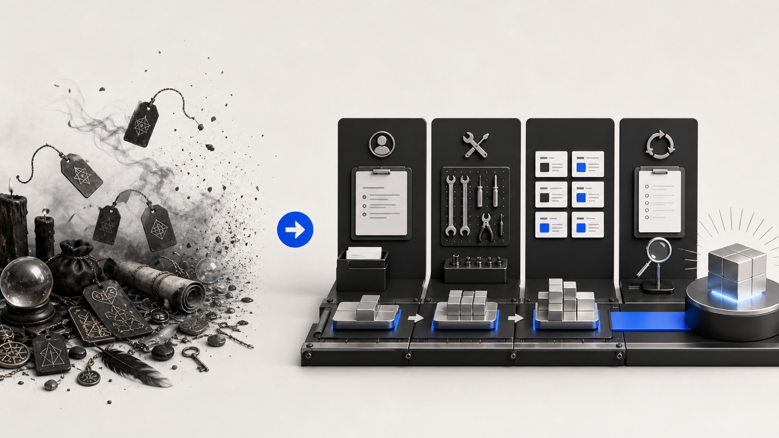 Magic prompt charms give way to a structured process built from context, tools, examples, and evaluation.